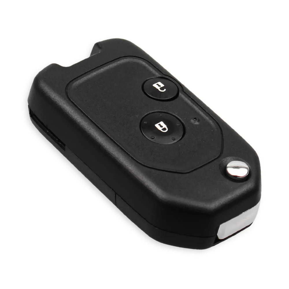 KEYYOU 2/3/4 Buttons Modified Flip Remote Car Key Shell Case For Honda Accord Civic 2006-2011 CRV 2018 Pilot fit With Button Pad