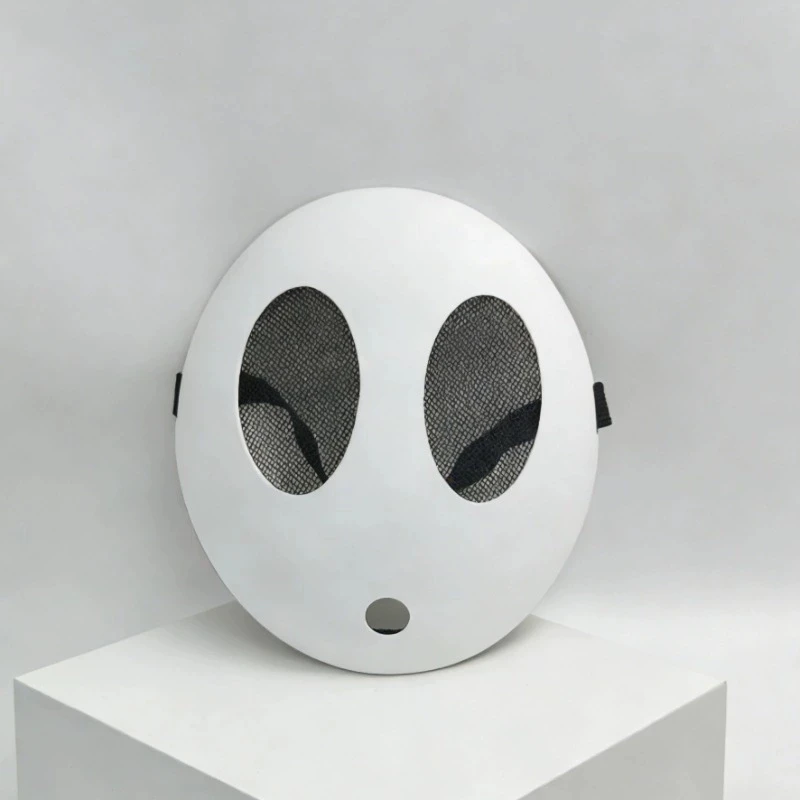 Game Bros Shy Guy Mask Cosplay Funny Unisex Adlut Plastick Masks Halloween Carnival Party Costume Props Masquerade Cartoon Chara view 6