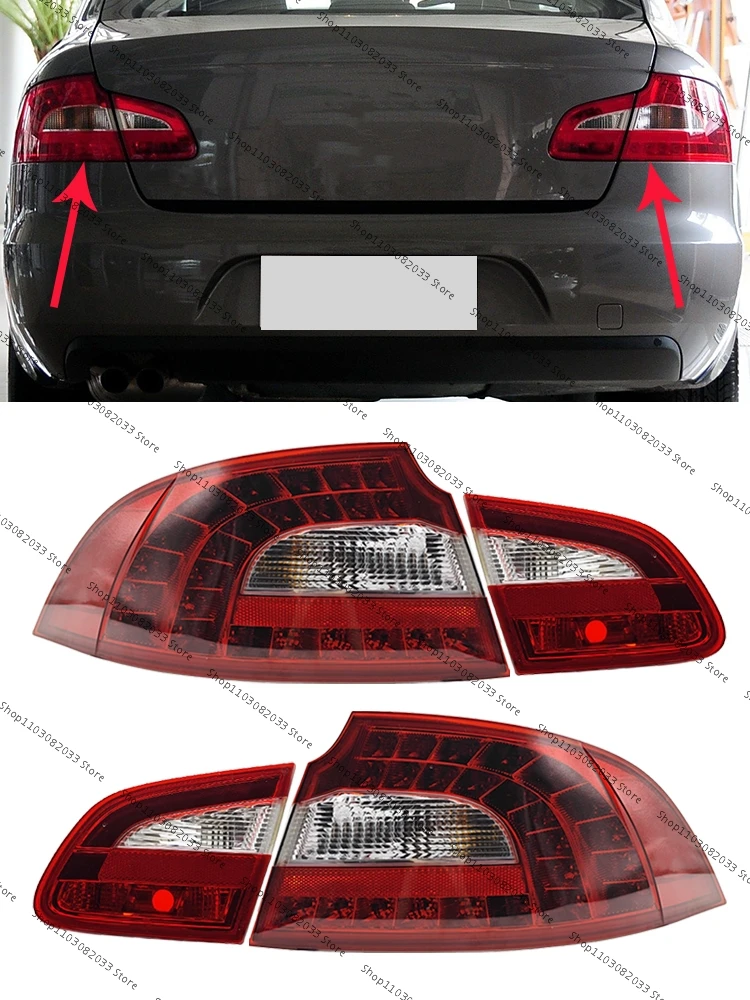 

For Skoda Superb MK2 2008 2009 2010 2011 2012 2013 Car LED Rear Tail Lights Brake Light Car Styling