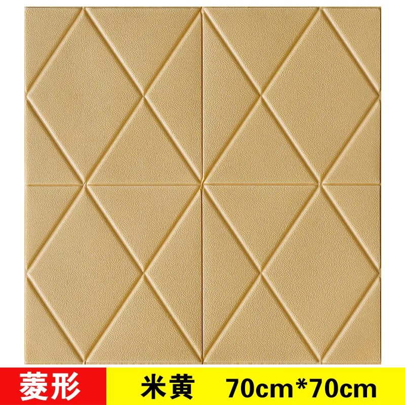 Wallpaper self-adhesive 3d stereo wall stickers bedroom warm decoration TV background wall culture brick foam stickers