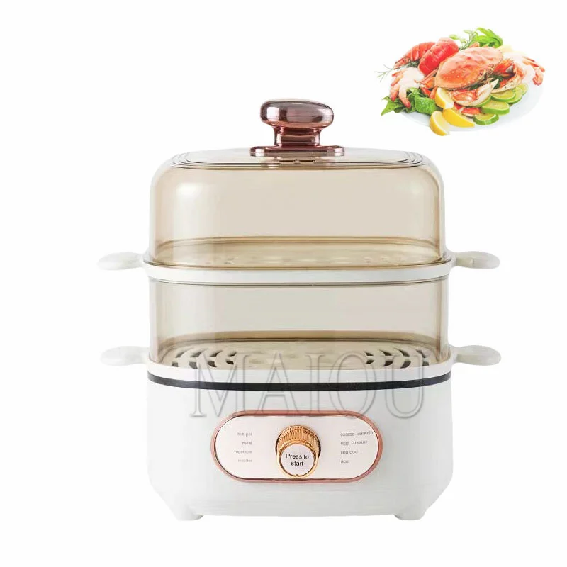 باخرة كهربائية منزلية مكونة من طبقتين، باخرة منزلية عالية الطاقة، وعاء متعدد الوظائف لتبخير الأسماك #2