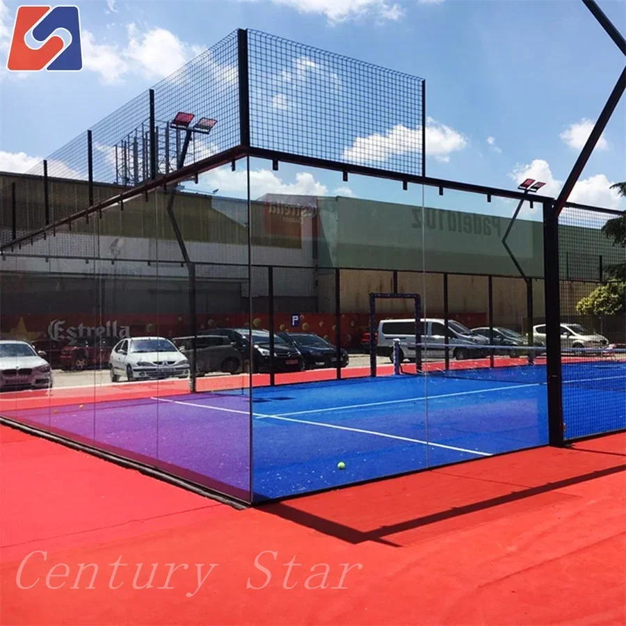 Outdoor Super Panoramic Padel Court cancha padel Other sports & entertainment products