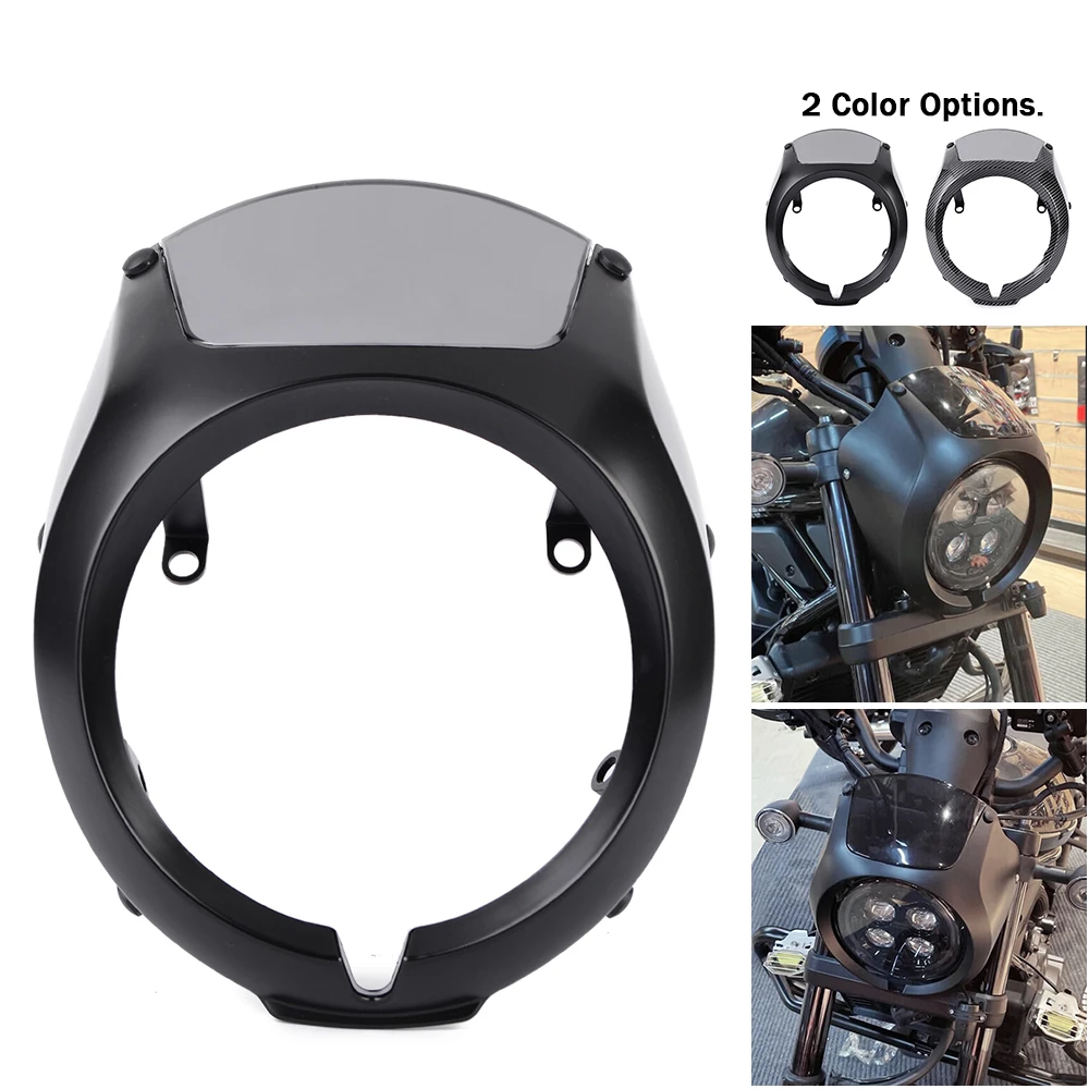 Motorcycle Headlight Fairing Cover For Honda Rebel CM1100 CMX1100 2021-2025 Front Mask Guard Windshield Visor Wind Deflector