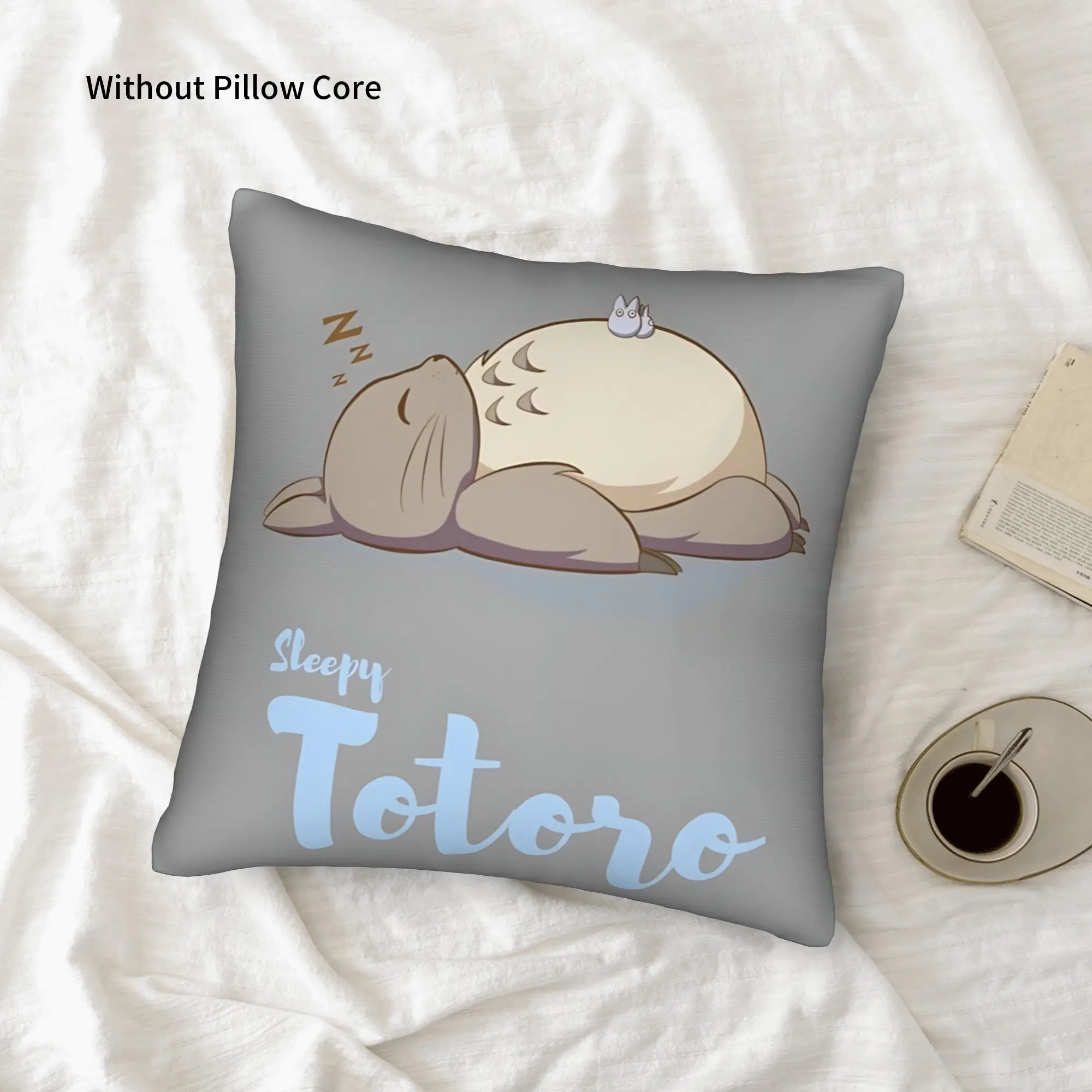 1PC Anime My Neighbor Totoros Pillow Case Double-Sided Printing  Sofa Cushion Bedroom Bedside Pillow
