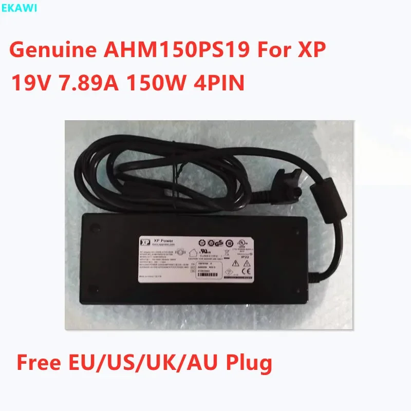 Genuine XP AHM150PS19 19V 7.89A 150W 4PIN AHM150PS19-XA1048 AC Adapter For Medical Power Supply Charger