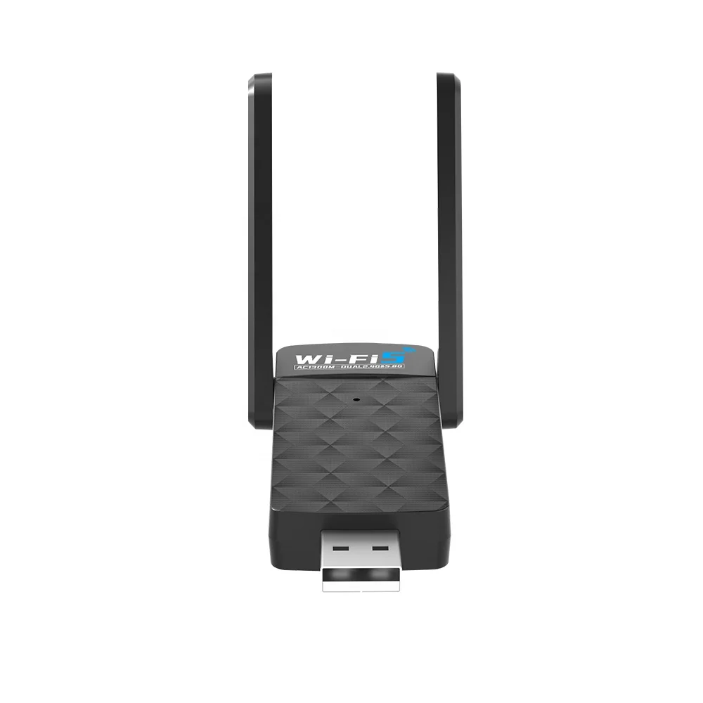 1300Mbps Free Driver USB Dongle Wifi Dual Band Wireless Adapter 2.4GHz 5.8 GHz Wireless Card for PC