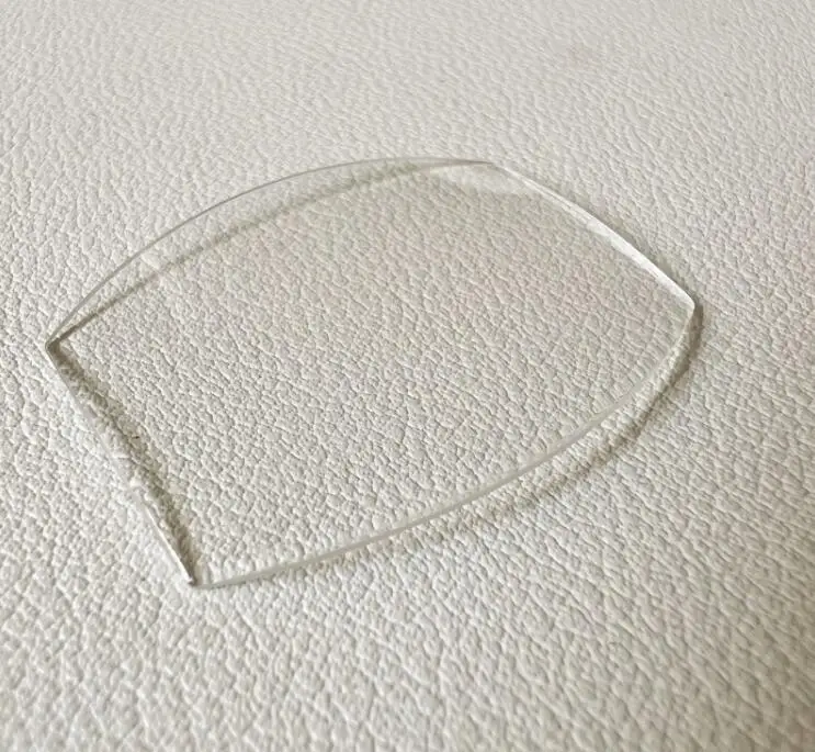 W8677 Mineral Watch Crystal Turtle Shell Shaped Watch Glass Replacement for L2.642.4 L2.643.4