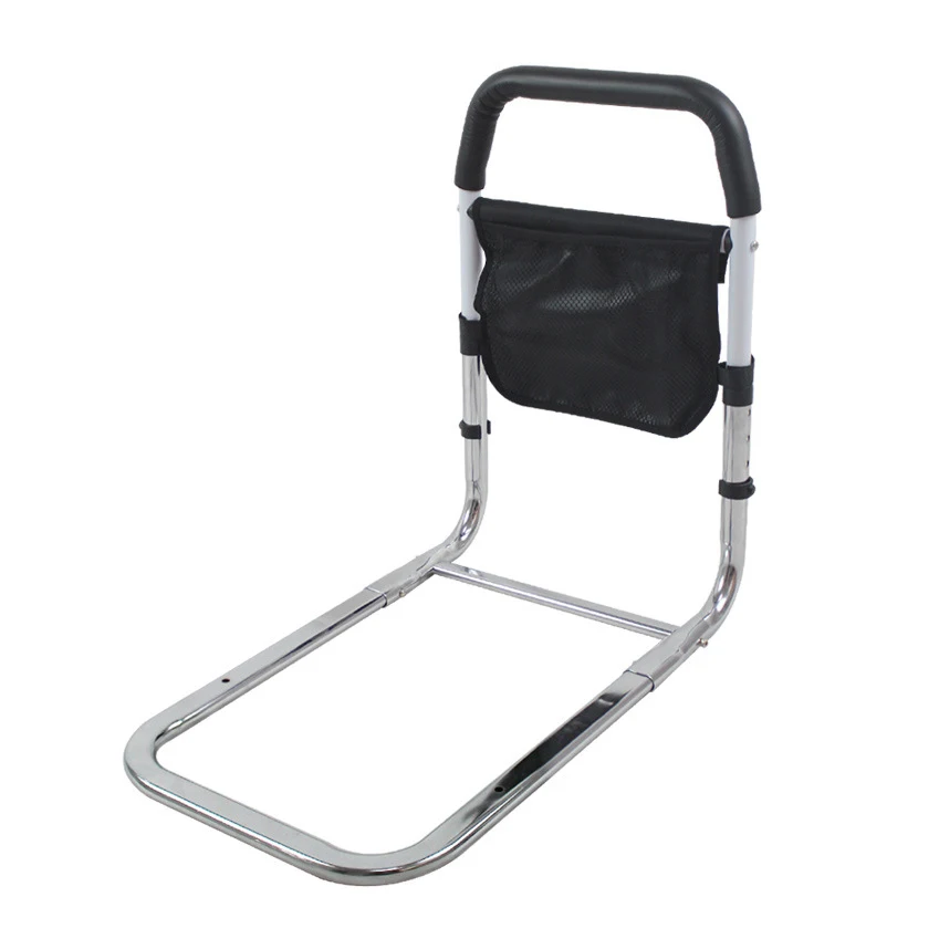 Chromed Steel Height Adjustable Adult Bed Safety Rail for Elderly