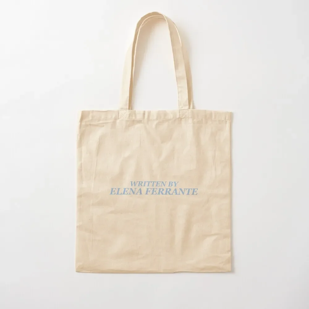 Written by Elena Ferrante Tote Bag Canvas bag for women Handbags tote bag screen