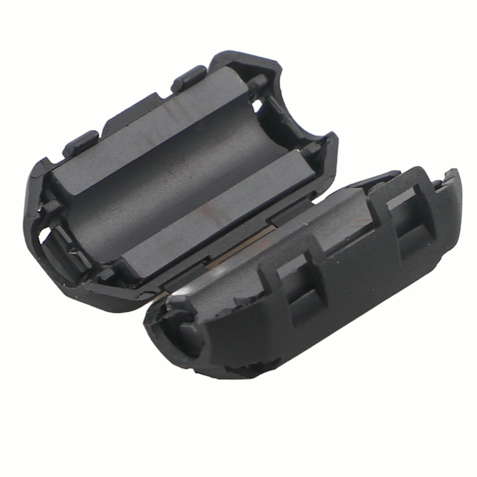 7mm Inner Diameter for cable Ferrite Noise Suppressor Tight Fit Double Snap Easy Installation Improve for cable Integrity