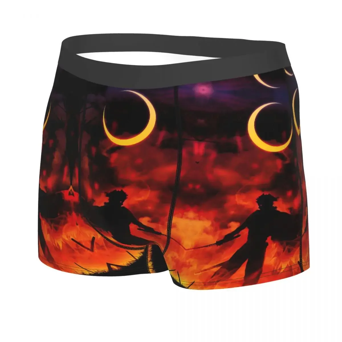 Kimetsu No Yaiba Demon Slayer Men's Boxer Briefs Highly Breathable Underwear High Quality 3D Print Shorts Gift Idea