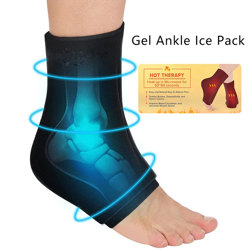 

Reusable Foot Ice Pack Wrap For Plantar Fasciitis Cooling Sock Hot Cold Therapy Gel Foot Pack For Ankle Pain Relief Arthritis