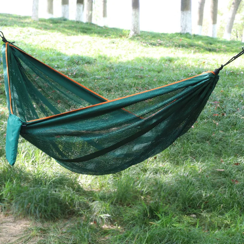 Shaped hammock, outdoor swing, outdoor anti rollover fine mesh, summer hanging chair, off home use