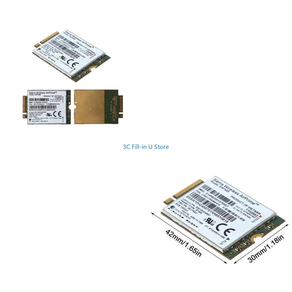 

G8TA 4G LTE WWAN for Sierra Wireless Airprime EM7455 FRU:S1NN 00JT542 00JT547 for X2