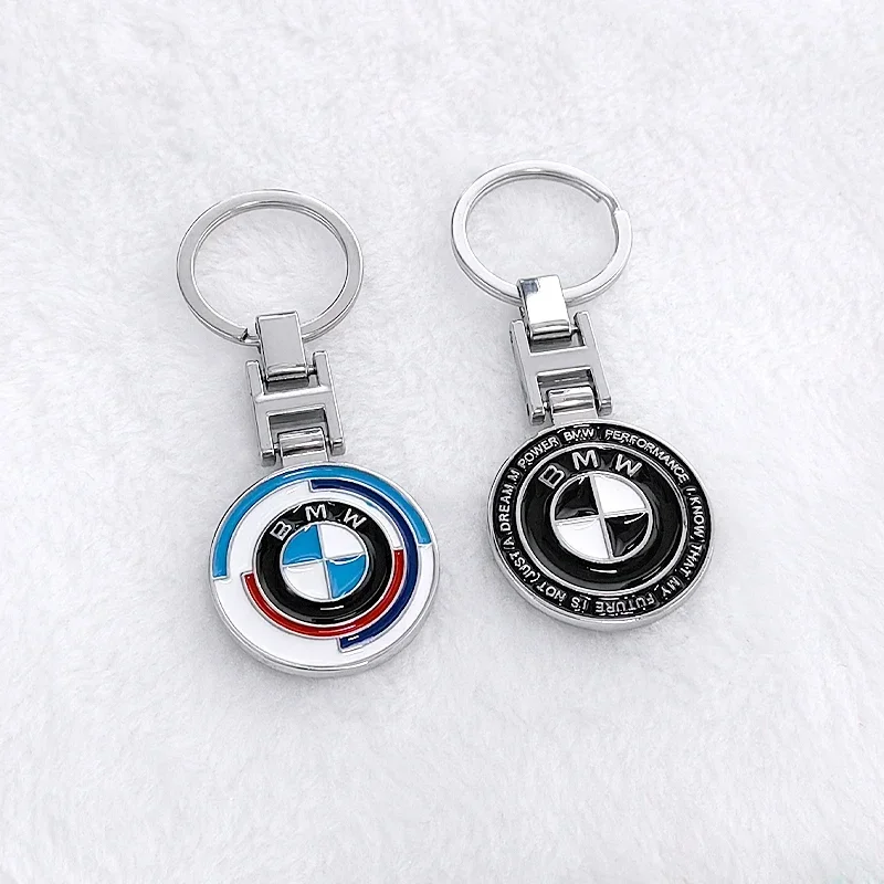 Auto Embleem Sleutelhanger H Gesp Dubbelzijdige Sleutelhanger Voor Bmw G30 G32 G01 G02 G05 G06 G07 G26 G23 G22 F40 F20 Keychain