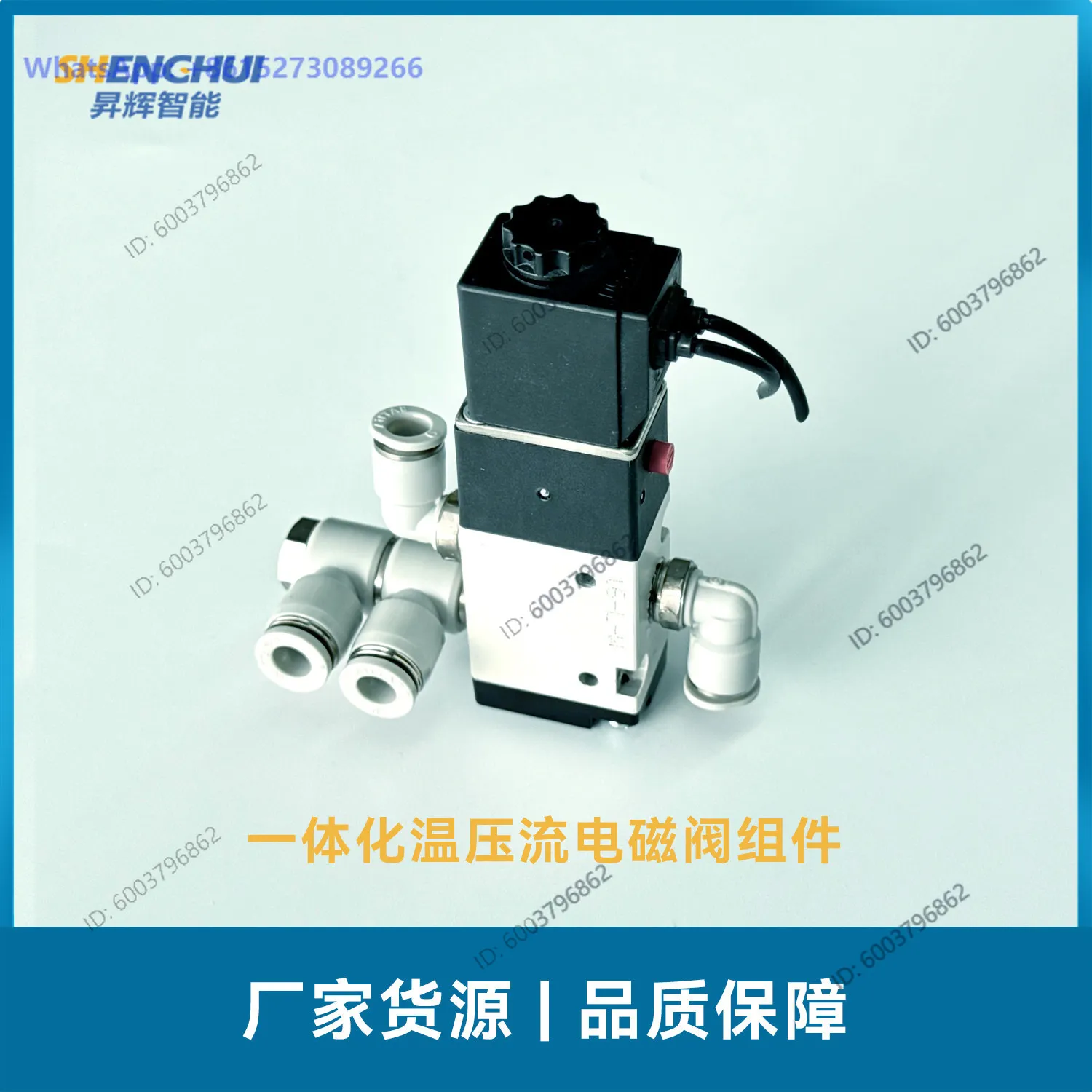 Pressure Solenoid Valve Integrated Warm Pressure, Flow Full Pressure Solenoid Valve Assembly ReplaceableGas Analyzer Spare Parts
