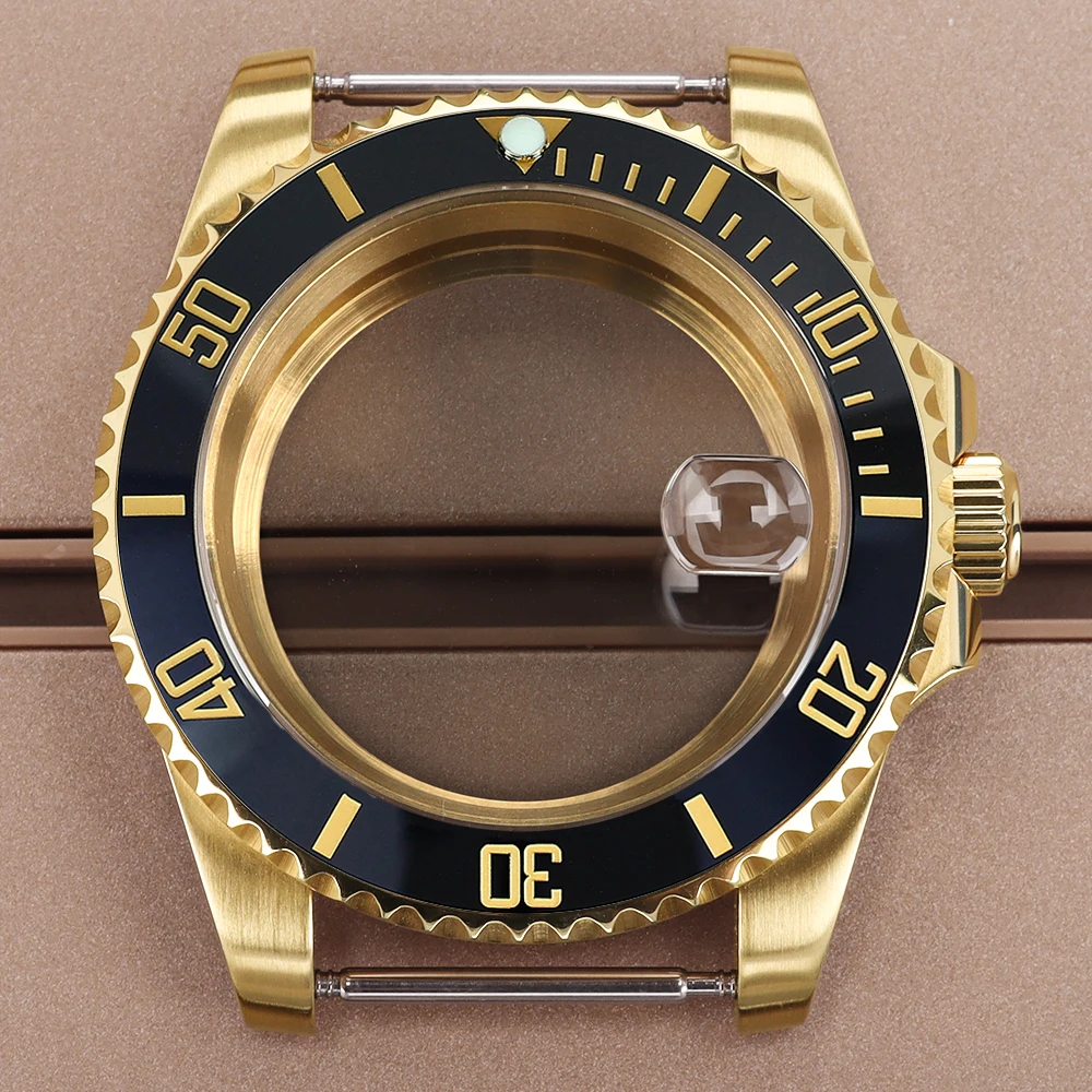 40 مللي متر NH35 ساعة حافظة السيراميك الحافة الياقوت ل SUB GMT يخت NH35 NH36 NH38 NH34 Miyota8215 ETA2824 28.5 مللي متر الطلب 20ATM Seiko Mod #2