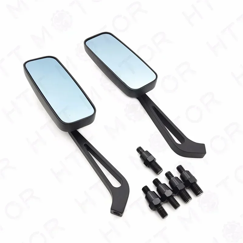 

Side Mirrors for Honda Suzuki Ducati Triumph 8mm 10mm Street Bike Cruiser and Chopper Dirt Bike Scooter