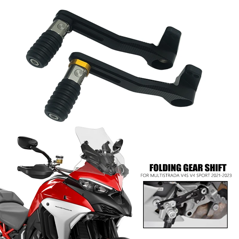 

Подходит для Ducati Multistrada V4 V4S V4 Sport 2021-2023, регулируемый складной рычаг переключения передач с ЧПУ, педаль переключения передач
