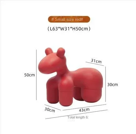 Rede vermelha designer sapato mudando fezes criativo animal cadeira sala de estar lazer único hipopótamo cadeira crianças dos desenhos animados cadeira