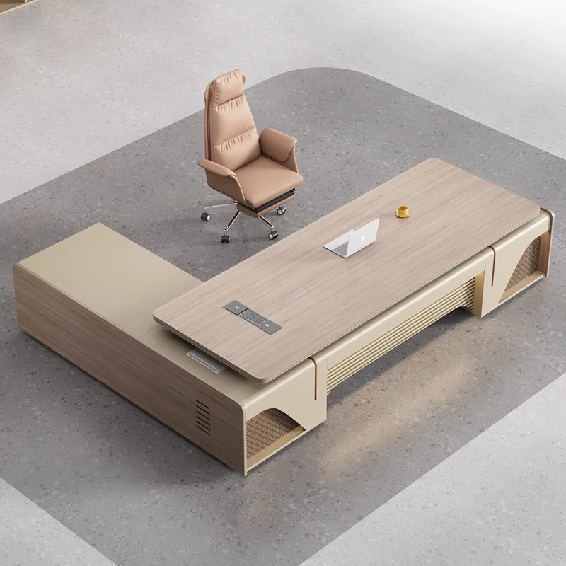 Office Table Laptop Computer Monitor Gaming Desk With Drawers L Accessories Tv Multifunction Home Furniture Portable Science Bed image 3