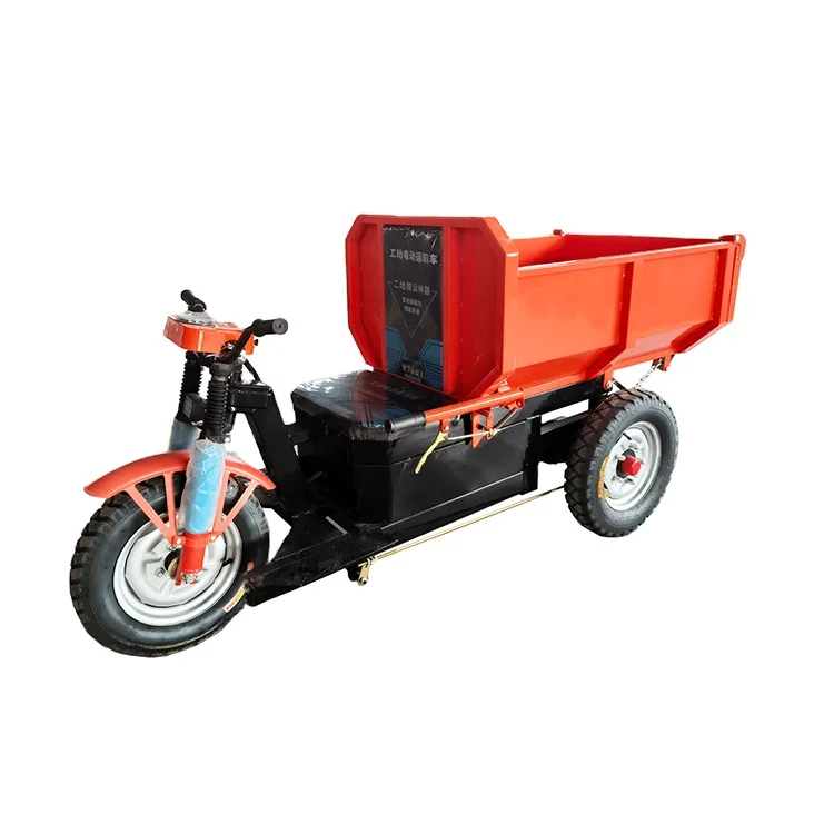 Factory Price Electric 3 Wheel Cargo Tricycle for Underground Transportation Hot Selling Mining Mini Dumper