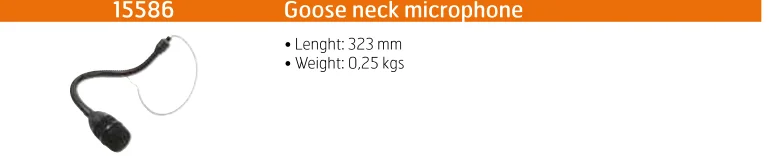 Sistema de passagem interna 2025 JOTRON PHONTECH 1501 com microfone de pescoço de ganso 15586 em estoque