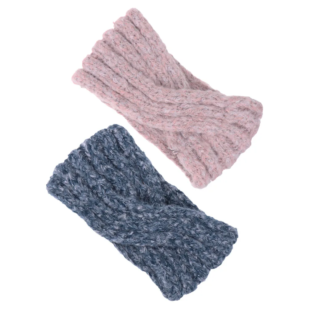 

Wide Headb Warmer Wraps Knit Headb Sports Knit Crochet Wool Knitted Headb Bow Knot Makeup Hair Durable