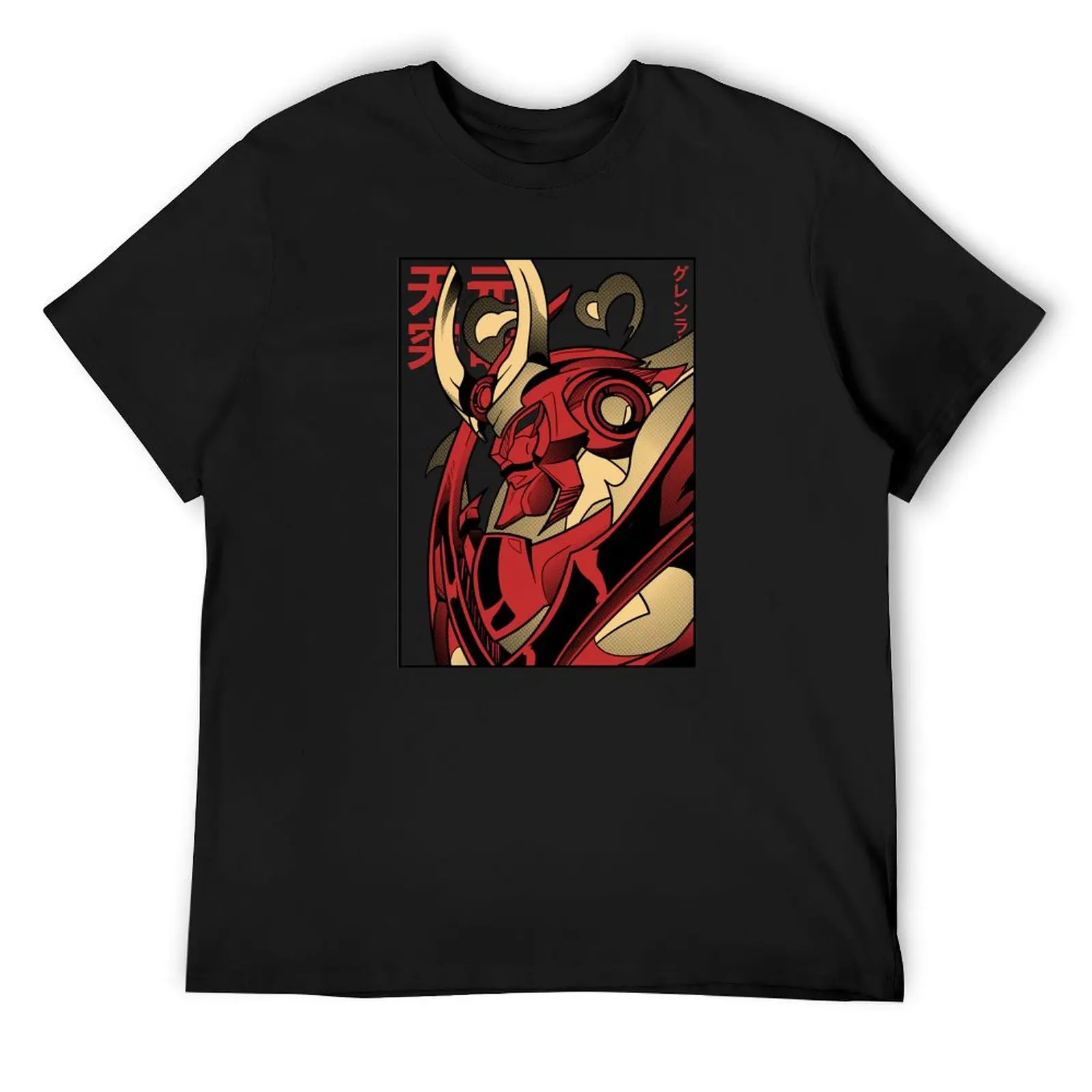 Tengen Toppa Gurren Lagann T-Shirt Aesthetic clothing oversized graphic tee sweat shirts, men