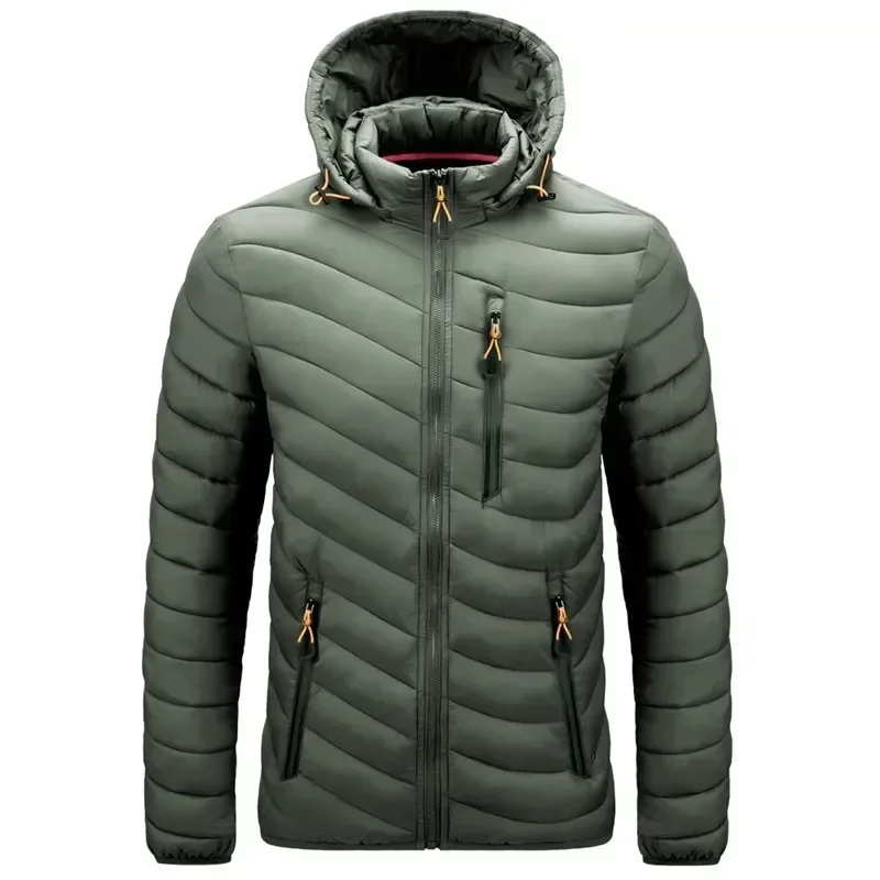 

2025.Men Windproof Outdoor Fishing Jackets Warm Vest Hiking Men Winter Jackets with Hoods