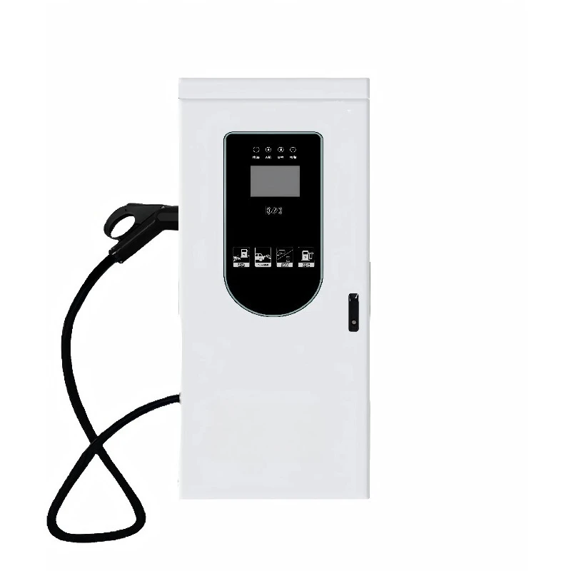 20kW Single  Floor Mounted CCS2 DC Commercial EV Charger with OCPP 1.6J IP54 RFID and Optional App Control