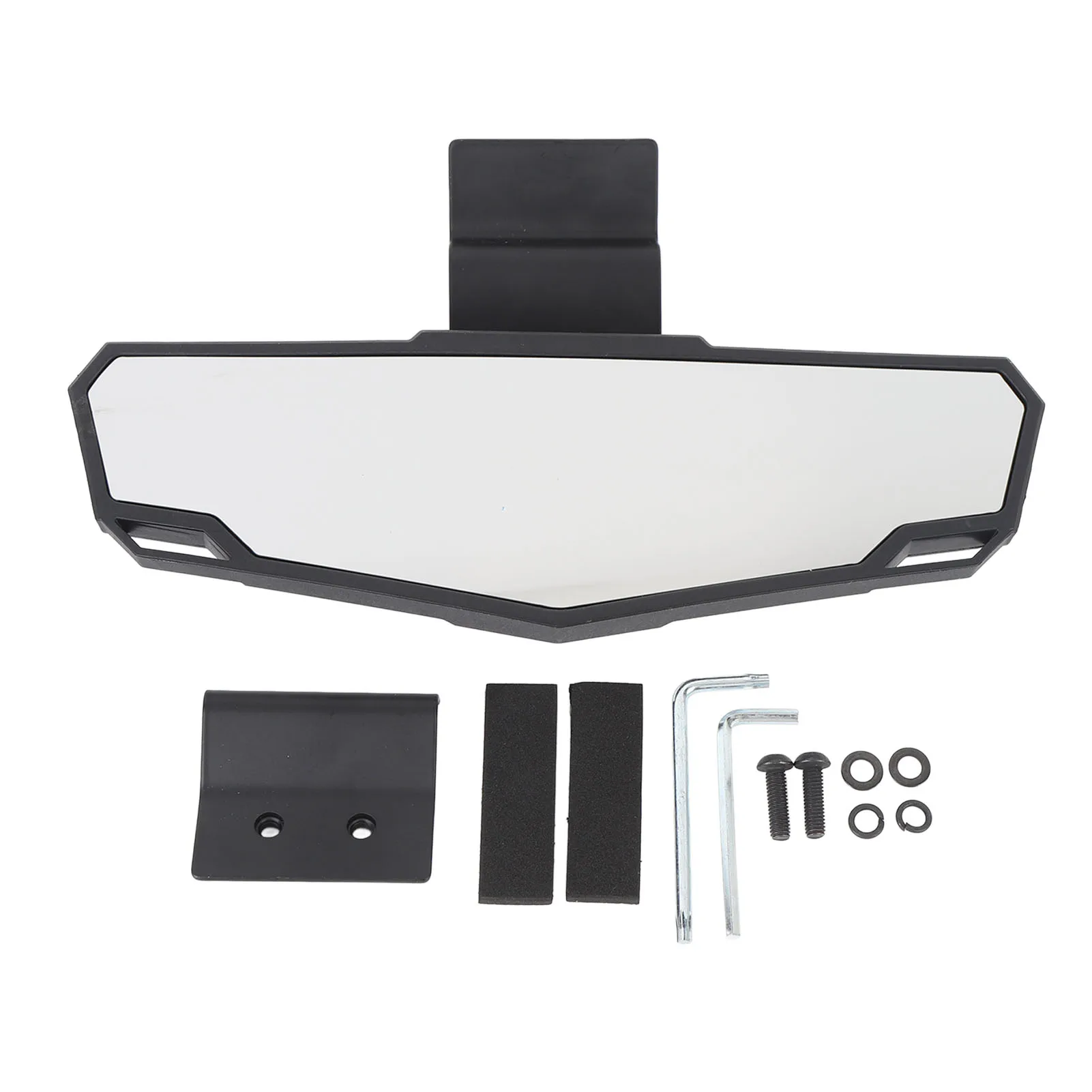 Espelho retrovisor central utv, espelho central convexo amplo e transparente, substituição para polaris ranger xp 1000 ranger xp 1000 crew
