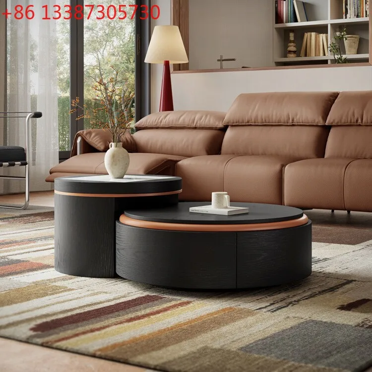 Italian minimalist coffee table combination creative living room home light luxury high-end coffee table