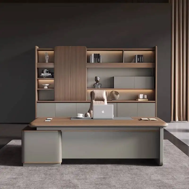 Italy Extension Office Desk Accessories Charger Wooden Executive Office Desk Conference Organizer Escritorio Oficina Furniture