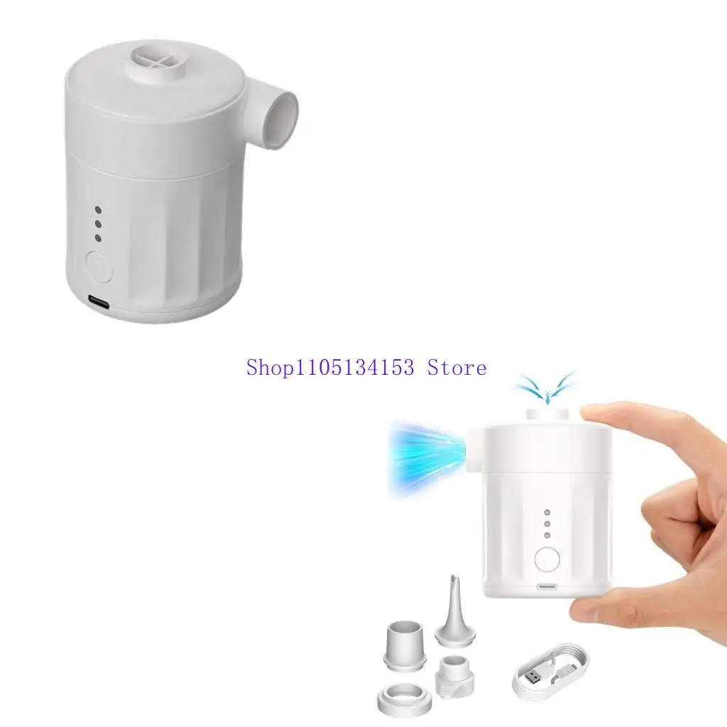

hg89 Dense ABS Substance Inflator With Overwarm Security For Inflatable Mattress Pool Dolls Travel Rudiments 4000mAh Battery 4