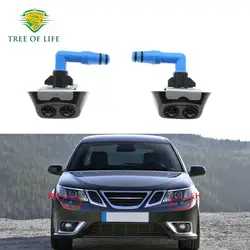 For Saab 9-3 93 2003 2004 2005 2006 2007 2008 2009 2010 2011 Front Headlight Washer Pump Headlamp Nozzle Spray Cleaning Actuator