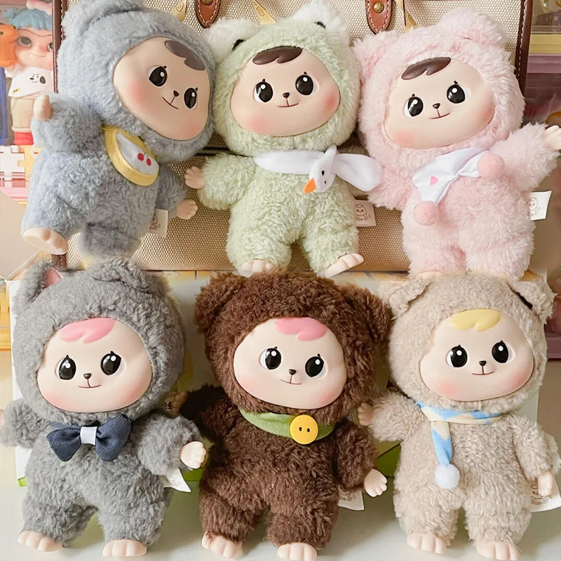 

Bao-ao Cuddle Series Plush Doll Cute Doll Anime Figure Blind Box Mini Animals Action Figure Surprise Bag Collection Hanging Doll