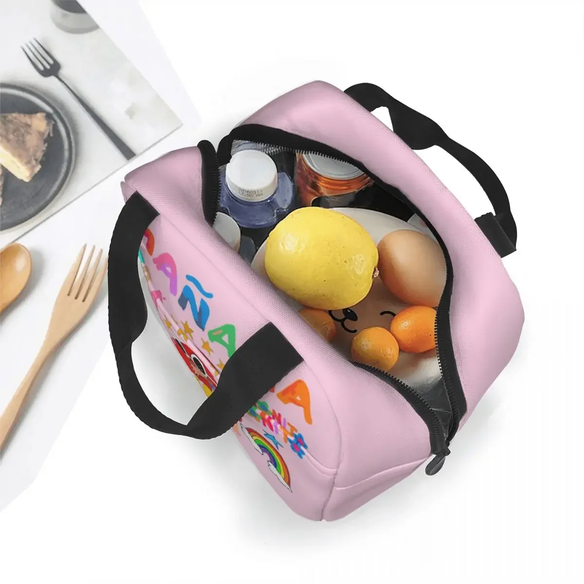 Karol G Manana Sera Bonito borsa da pranzo isolata grande contenitore per il pranzo borsa termica Tote Lunch Box Beach Outdoor Girl Boy