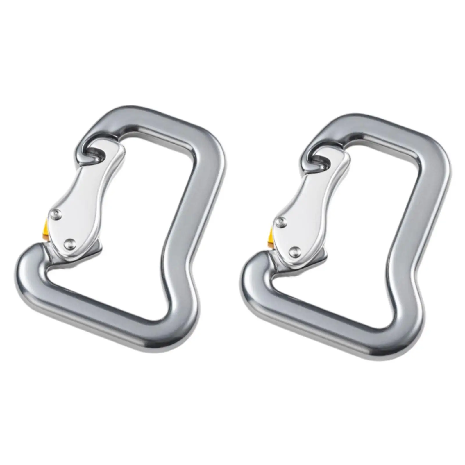 2 Pieces Climbing Carabiner Clips Paraglider Accessory Multipurpose Locking