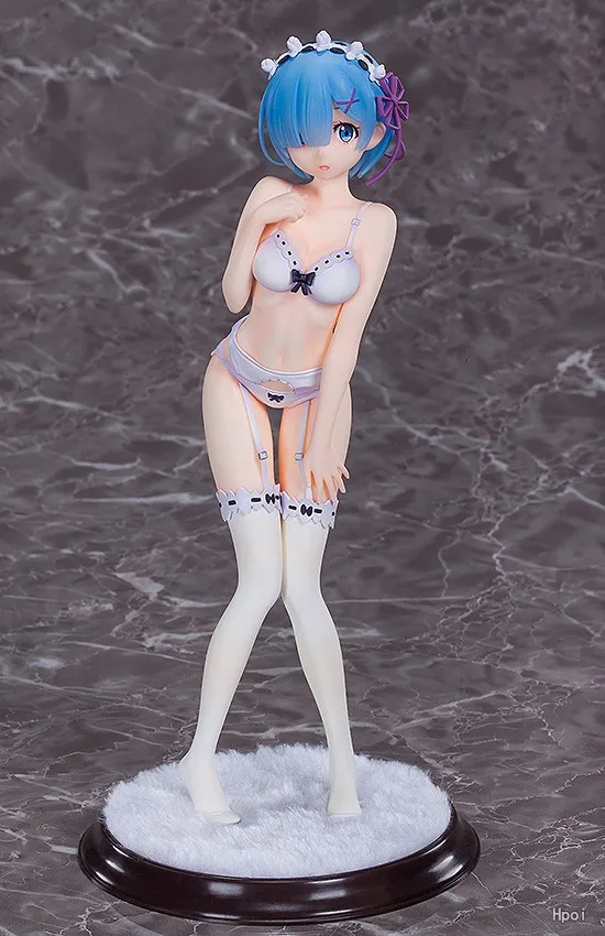 100% Original:Re:Zero REM RAM BRA style 22cm Sexy girls Anime PVC Action Figures toys Anime figure adult Model doll Gifts