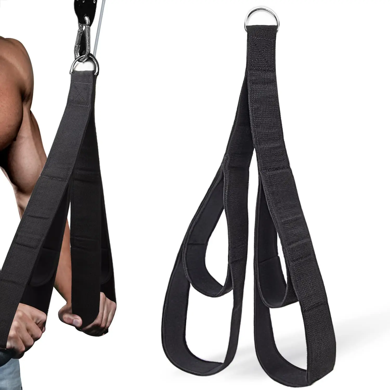 Tricep Rope for Men And Women, Pull Down Rope, Strength Training Equipment for Working Out