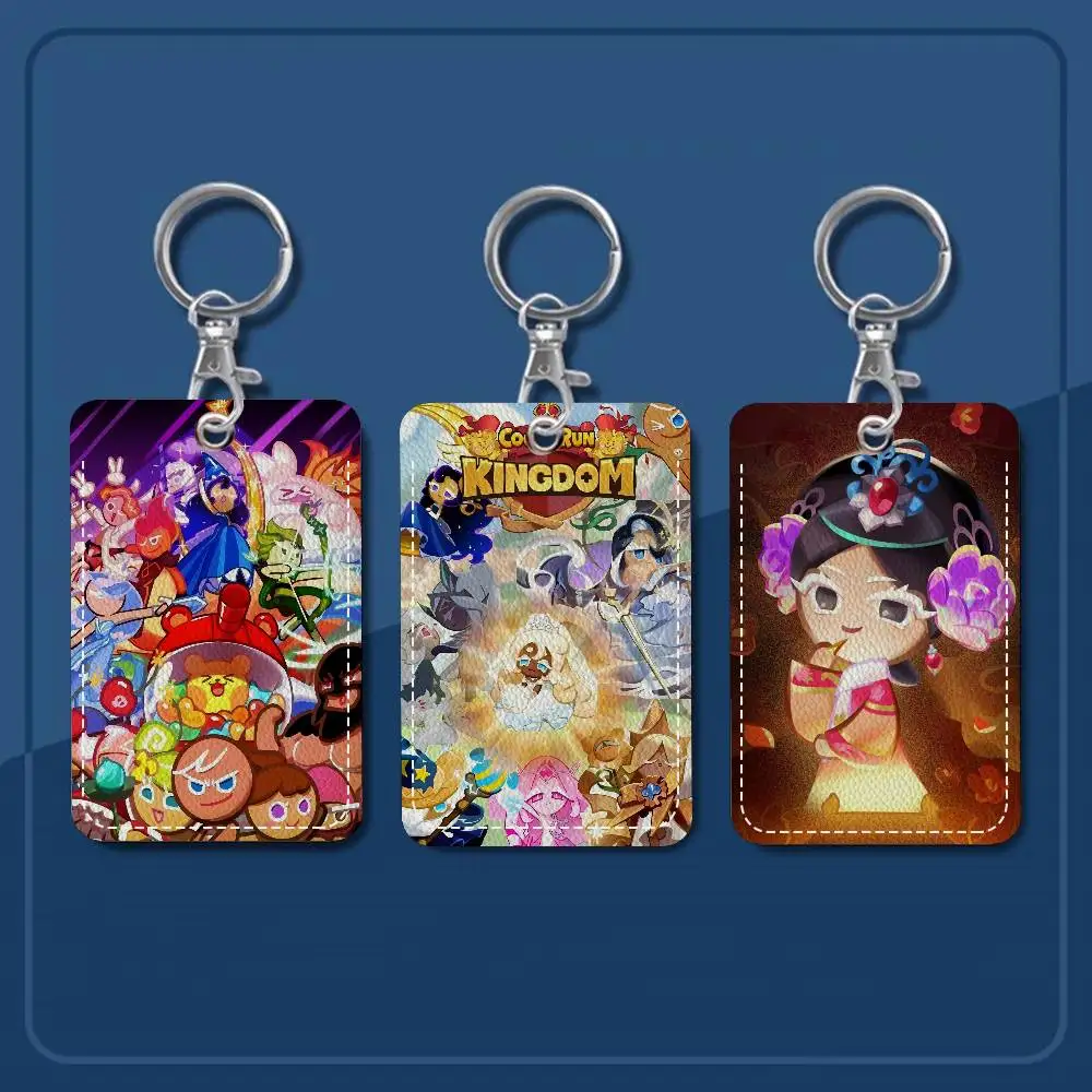

Брелок-держатель для карт Game C-Cookie R-Run K-Kingdom: для банковских, деловых, студенческих, транспортных карт, защитный чехол