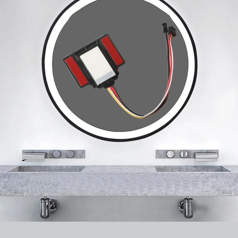 Interruptor táctil para espejo de baño, 12V, 5A, Sensor para faros de luz, atenuador de Sensor táctil de 3 vías