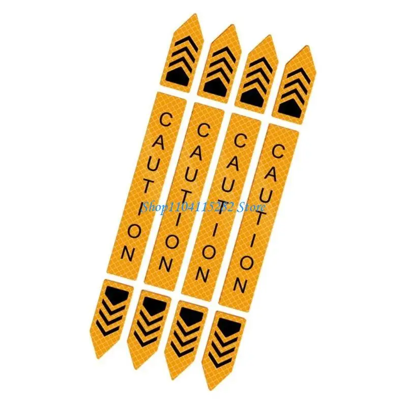 

A2BF Car Door Reflective Tape Warning Sticker for Night Safety Decorative Enhancement