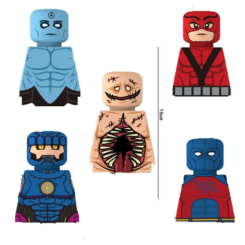 

16CM MOC large size Assembled Blind Box Building BlocksOrnament Puzzle Animation ornament collect Game Toy Model Gift