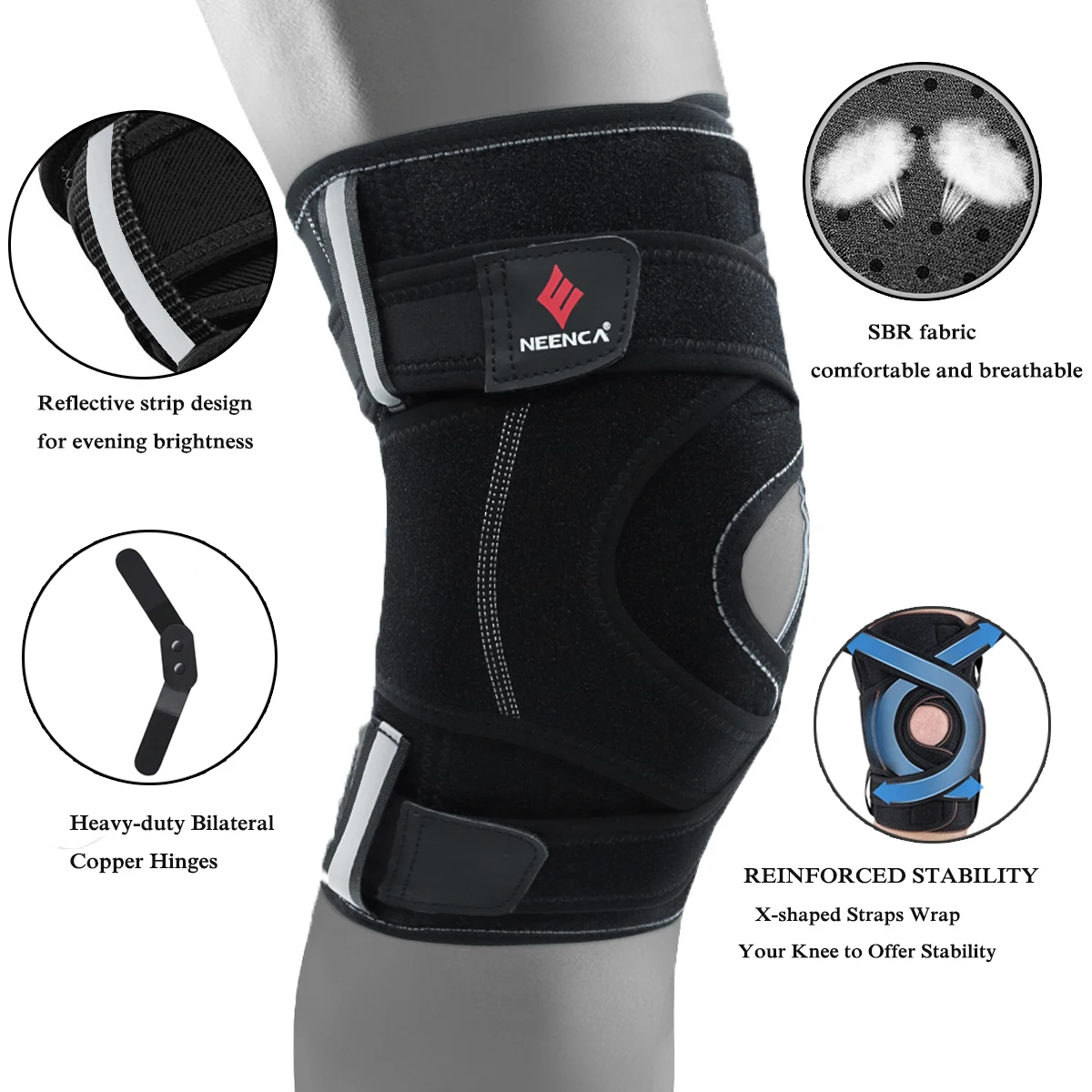 NEENCA Шарнирные наколенники о – обзор и цена Mountain Biking Knee Pads