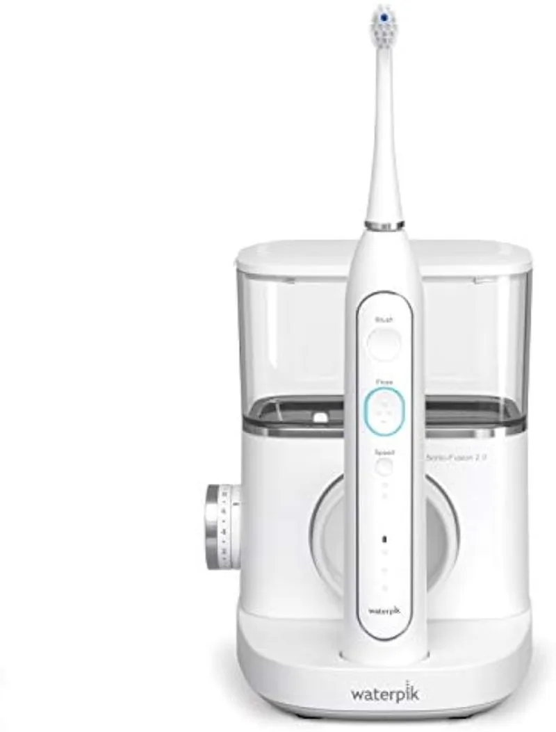 

Waterpik Sonic-Fusion 2.0 Professional Flossing Toothbrush, Electric Toothbrush and Water Flosser Combo In One, White or Black