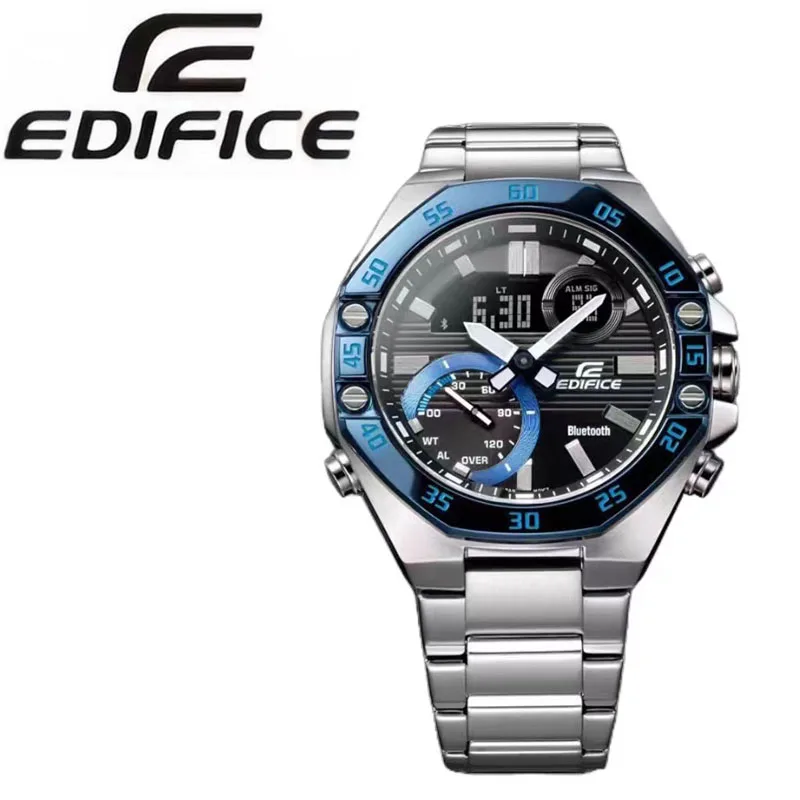 

EDIFICE ECB-10 Series Men's Watch Multifunctional Man Watch World Time Business Casual Clock Trend Quartz Sport Boutique Watches