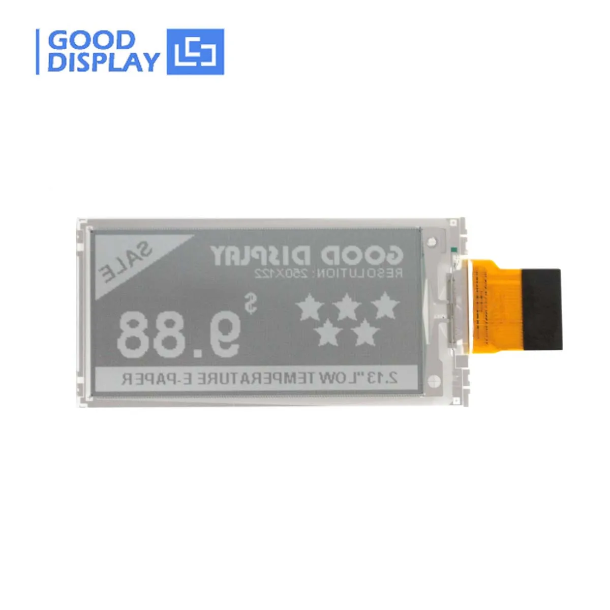 2.13inch E-Paper Display Low Temp Resolution 250x122 E Ink Screen, GDEY0213D33LT