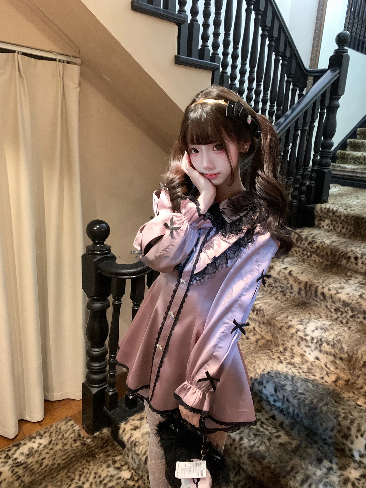 

Оригинальное милое длинное платье с кружевом и узлом, свободного кроя, из полиэфирного волокна, для пляжа, в стиле Sweet Star System